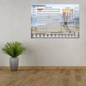 Zdrapka Biegacza prezent PLAKAT mapa maraton