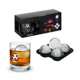 Zestaw Kibica - szklanka do whisky z piłką i forma do lodu piłki